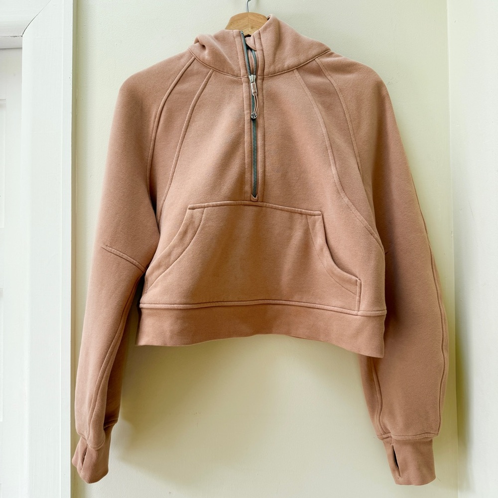 lululemon scuba oversized 1/2 zip hoodie